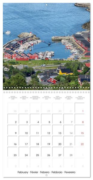 Produktbild: Norway Land of the Vikings and fairy tales (Wall Calendar 2026 12 &times; 12 Inch) CALVENDO 12 Month Wall Calendar