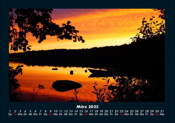 Produktbild: Tage am See 2025 Fotokalender DIN A4