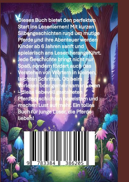 Produktbild: Pferdeabenteuer in Silben: Pferdeabenteuer in Silben: Leichte Lesegeschichten f&uuml;r Kinder ab 6 &ndash; Lesen lernen mit Pferden f&uuml;r die 1. Klasse und Leseanf&auml;nger