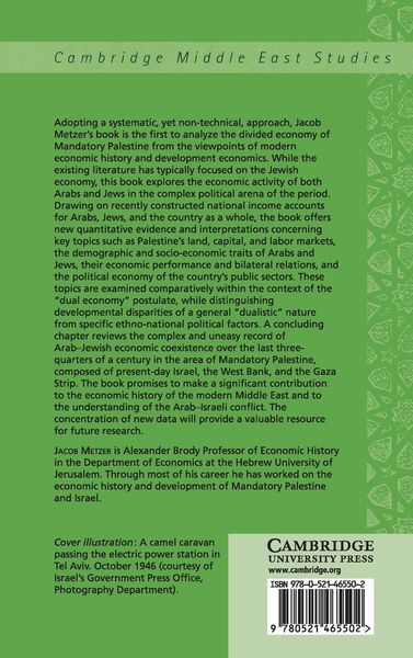 Produktbild: The Divided Economy of Mandatory Palestine
