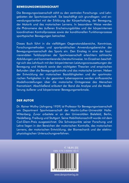 Produktbild: Bewegungswissenschaft