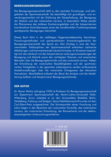 Produktbild: Bewegungswissenschaft