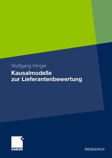 Produktbild: Kausalmodelle zur Lieferantenbewertung