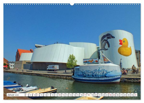Produktbild: Hansestadt Stralsund - Ein Sommertag an der Ostseek&uuml;ste Vorpommerns (Wandkalender 2026 DIN A2 quer), CALVENDO Monatskalender