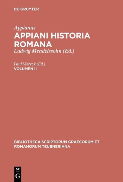 Produktbild: Appianus: Appiani Historia Romana / Appiani Historia Romana