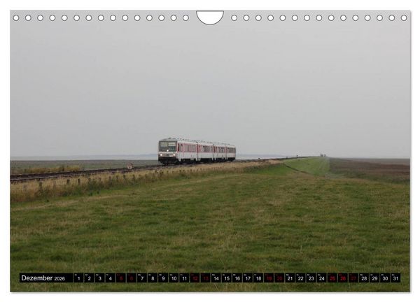 Produktbild: Die Marschbahn (Wandkalender 2026 DIN A4 quer), CALVENDO Monatskalender