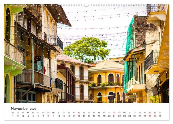 Produktbild: Panama - Traumhafte Str&auml;nde und St&auml;dte. (Wandkalender 2026 DIN A2 quer), CALVENDO Monatskalender