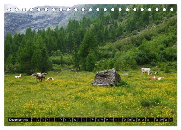 Produktbild: Sulden - S&uuml;dtiroler Bergdorf am Fu&szlig;e des Ortlers (Tischkalender 2026 DIN A5 quer), CALVENDO Monatskalender