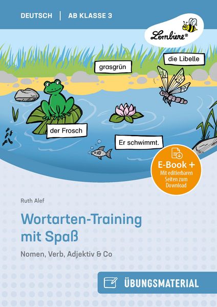 Produktbild: Wortarten-Training mit Spa&szlig; - Nomen, Verb,