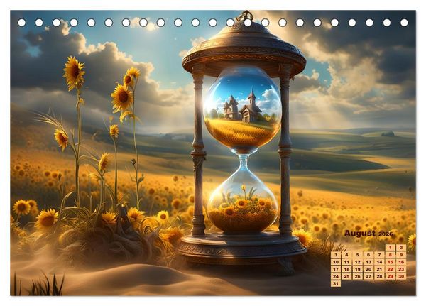 Produktbild: Magische Sanduhren (Tischkalender 2026 DIN A5 quer), CALVENDO Monatskalender