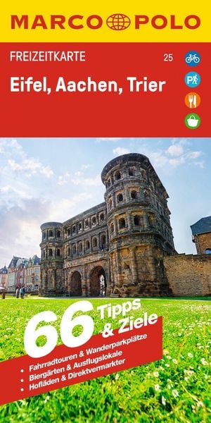 Produktbild: MARCO POLO Freizeitkarte 25 Eifel, Aachen, Trier 1:120.000