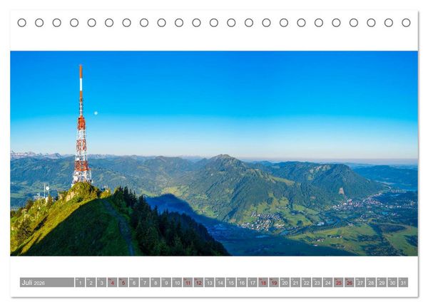 Produktbild: Oberallg&auml;u Panorama (Tischkalender 2026 DIN A5 quer), CALVENDO Monatskalender