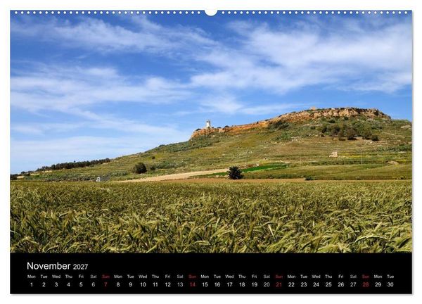 Produktbild: Malta. The sunny island full of charm. (High Quality Premium Wall Calendar 2027 DIN A2 landscape),CALVENDO 12 Month Wall Calendar
