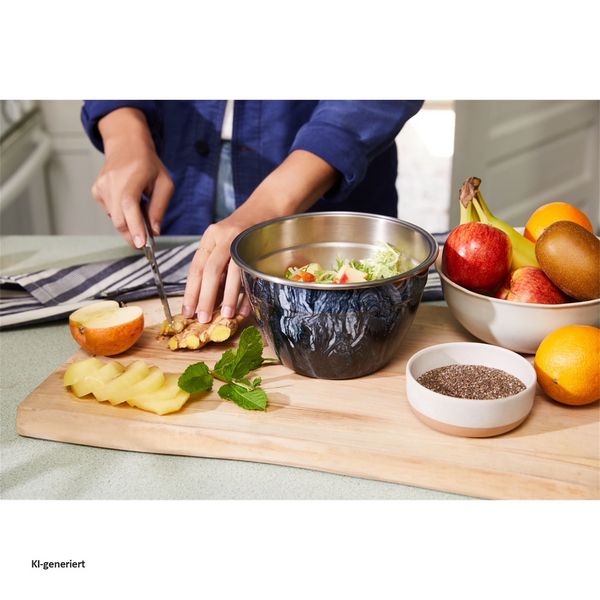 Produktbild: HTI-Living Salatsch&uuml;ssel-Set 1,9 Liter mit Gew&uuml;rzbeh&auml;lter und Serviertablett
