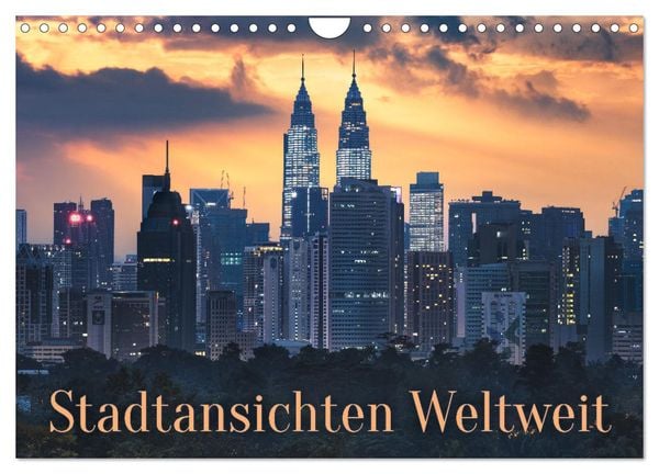 Produktbild: Stadtansichten Weltweit (Wandkalender 2026 DIN A4 quer), CALVENDO Monatskalender