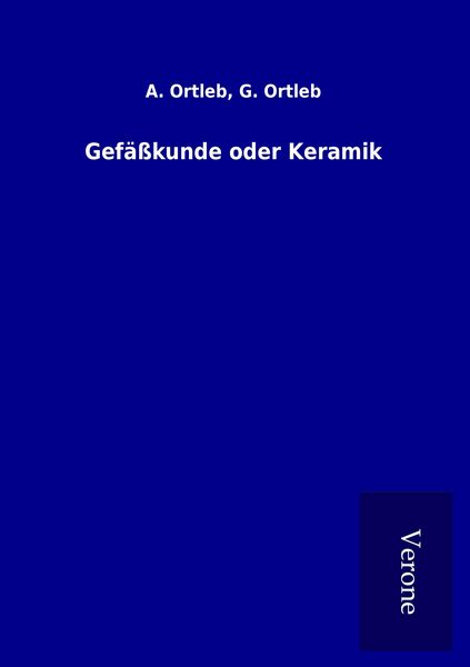 Produktbild: Gef&auml;&szlig;kunde oder Keramik