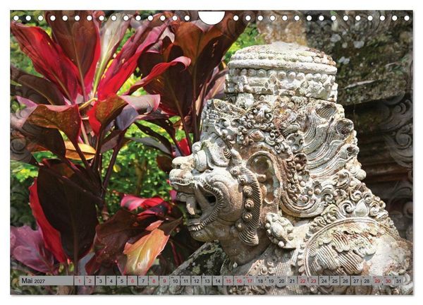 Produktbild: Bali - Tempelw&auml;chter und D&auml;monen (Wandkalender 2027 DIN A4 quer), CALVENDO Monatskalender