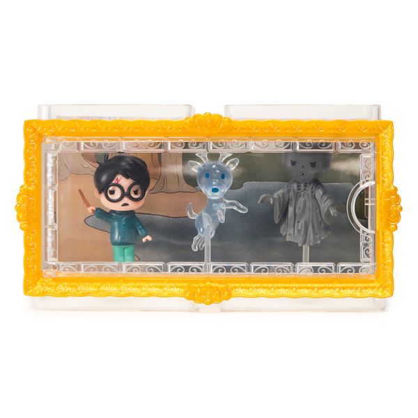 Produktbild: Wizarding World Harry Potter - Micro Magical Moments Sammelfiguren Multipack "Patronus" mit Harry Potter, Hirsch-Patronus, Dementor und Setzkasten