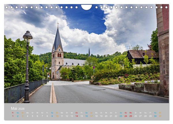 Produktbild: Kulmbach - zu F&uuml;&szlig;en der Plassenburg (Wandkalender 2026 DIN A4 quer), CALVENDO Monatskalender