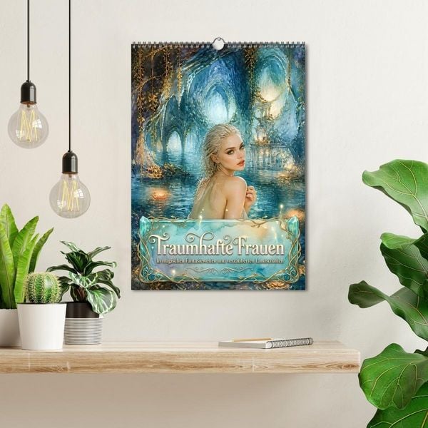 Produktbild: Traumhafte Frauen (Wandkalender 2027 DIN A3 hoch), CALVENDO Monatskalender