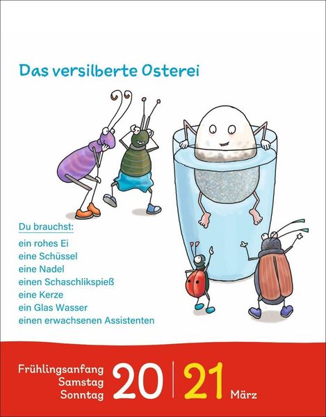 Produktbild: Kalender f&uuml;r clevere Kids Tagesabrei&szlig;kalender 2027