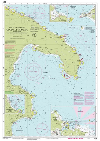 Produktbild: M29 Golfo di Taranto, Imray Chart