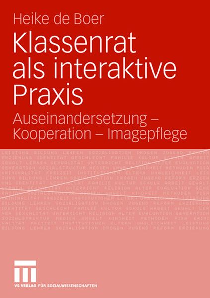 Produktbild: Klassenrat als interaktive Praxis