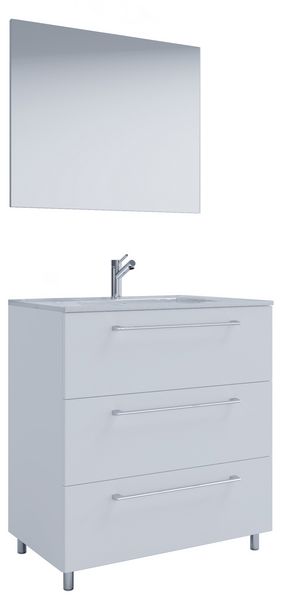 Produktbild: 3-tlg. Waschplatz Waschtisch Badinos Schublade 3SC