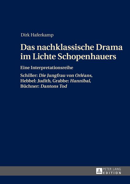 Produktbild: Das nachklassische Drama im Lichte Schopenhauers