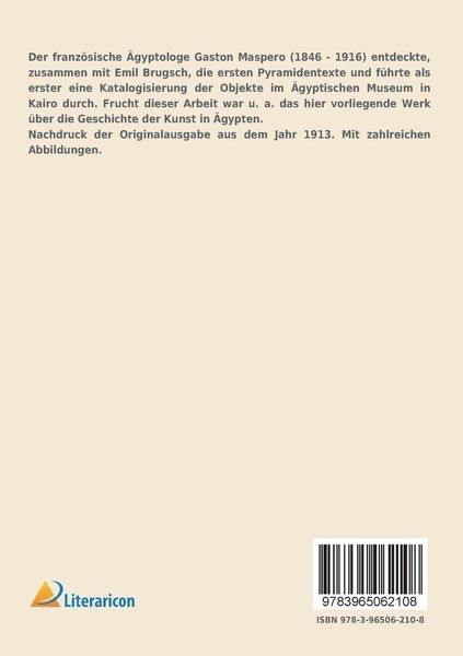 Produktbild: Geschichte der Kunst in &Auml;gypten