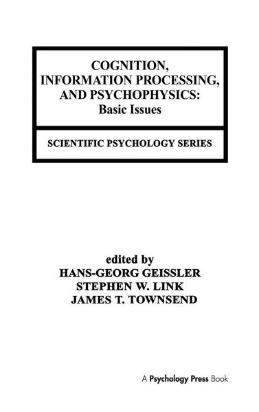 Produktbild: Cognition, Information Processing, and Psychophysics