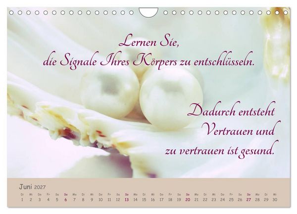 Produktbild: Innere Perlen (Wandkalender 2027 DIN A4 quer), CALVENDO Monatskalender