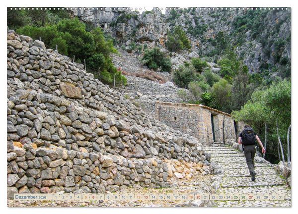 Produktbild: Tramuntana Trekking - Wandern auf Mallorca (Wandkalender 2026 DIN A2 quer), CALVENDO Monatskalender