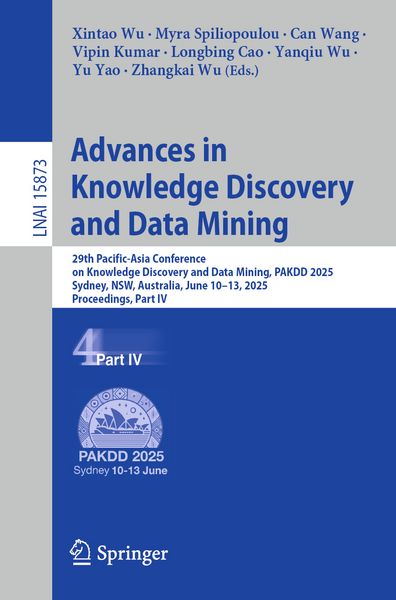 Produktbild: Advances in Knowledge Discovery and Data Mining