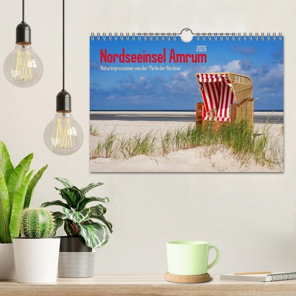 Produktbild: Nordseeinsel Amrum (Wandkalender 2026 DIN A4 quer), CALVENDO Monatskalender
