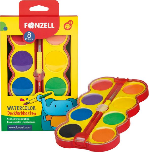 Produktbild: Deckfarbkasten 8 Farben