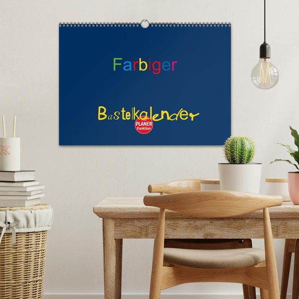 Produktbild: Farbiger Bastelkalender (Wandkalender 2026 DIN A3 quer), CALVENDO Monatskalender