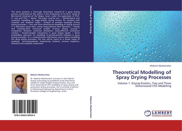 Produktbild: Theoretical Modelling of Spray Drying Processes