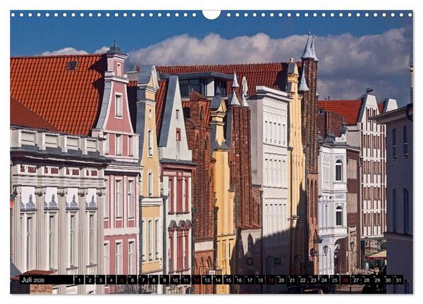 Produktbild: Ostseeperle Stralsund (Wandkalender 2026 DIN A3 quer), CALVENDO Monatskalender