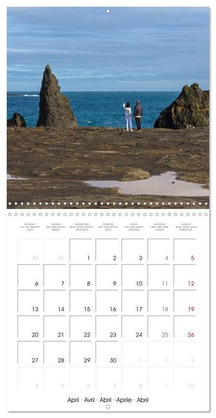Produktbild: COLOURS OF ICELAND (Wall Calendar 2026 12 &times; 12 Inch) CALVENDO 12 Month Wall Calendar