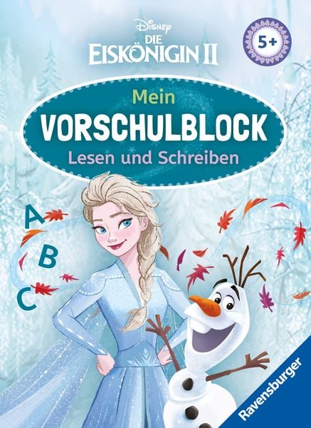 Produktbild: Disney Die Eiskönigin 2 - Mein Vorschulblock: Lesen und Schreiben