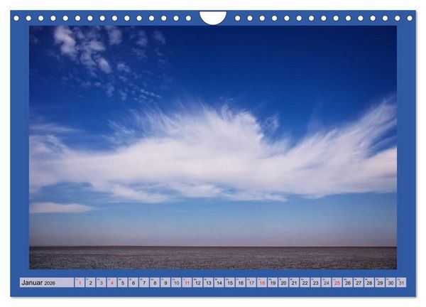 Produktbild: B&uuml;sum an der Nordsee (Wandkalender 2026 DIN A4 quer), CALVENDO Monatskalender