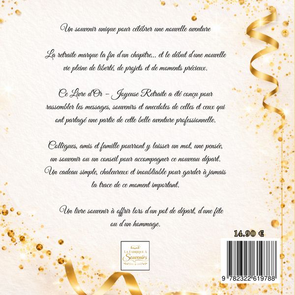 Produktbild: Joyeuse Retraite - Livre d'Or de D&eacute;part &agrave; la Retraite
