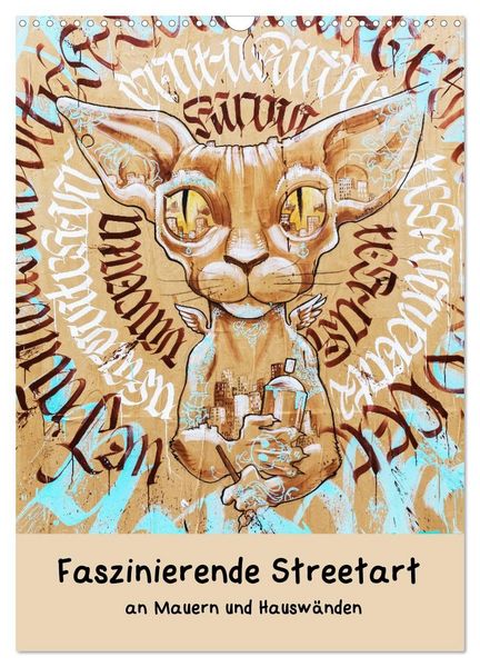 Produktbild: Faszinierende Streetart an Mauern und Hausw&auml;nden (Wandkalender 2027 DIN A3 hoch), CALVENDO Monatskalender