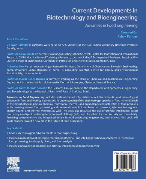Produktbild: Current Developments in Biotechnology and Bioengineering