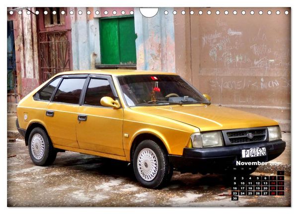 Produktbild: Moskwitsch-2141 - Ein russischer Oldtimer in Kuba (Wandkalender 2026 DIN A4 quer), CALVENDO Monatskalender