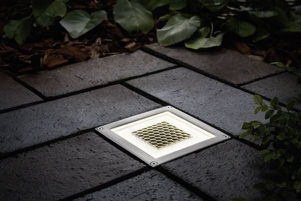 Produktbild: Paulmann 93774 Cube Solar-Einbauleuchte 0.24W Warmweiß Edelstahl, Klar