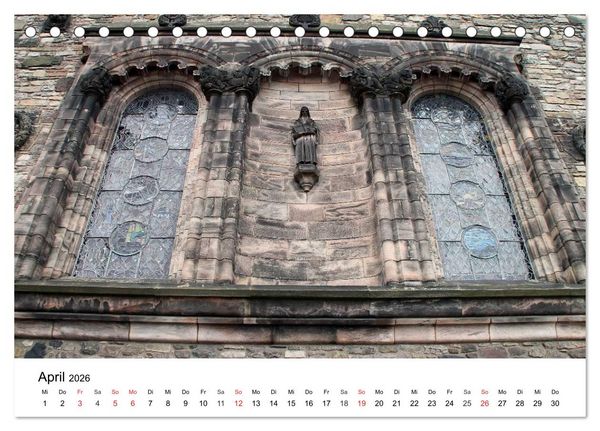 Produktbild: Schottlands Hauptstadt Edinburgh (Tischkalender 2026 DIN A5 quer), CALVENDO Monatskalender