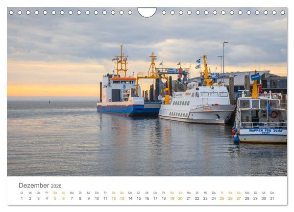 Produktbild: Norderney Sehnsuchtskalender (Wandkalender 2026 DIN A4 quer), CALVENDO Monatskalender