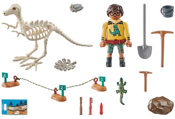Produktbild: PLAYMOBIL 71527 Ausgrabungsst&auml;tte mit Dino-Skelett